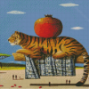 Surrealist Animal Tiger Diamond Paintings