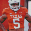 Texas Longhorns Football Player Diamond Paintings