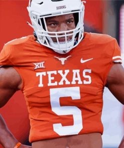 Texas Longhorns Football Player Diamond Painting