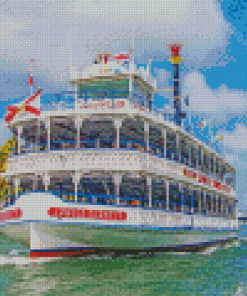 The Jungle Queen Riverboat Diamond Paintings