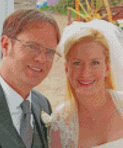 The Office Dwight And Angela Diamond Paintings