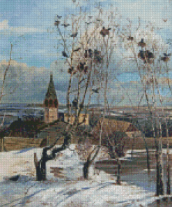 The Rooks Have Come Back Savrasov Diamond Paintings