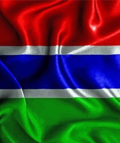 The Gambia Flag Diamond Painting