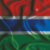 The Gambia Flag Diamond Paintings