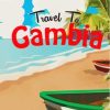 Travel To Gambia Poster Diamond Painting