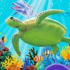 Dolphin And Turtle Underwater Diamond Painting