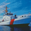 United States Coast Guard Boat Diamond Paintings