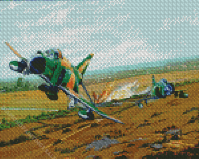 Vietnam Aircraft War Diamond Painting