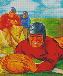 Vintage 1945 Football Diamond Paintings