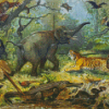 Wild Vintage Animals Diamond Paintings