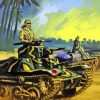 Ww2 Tank Art Diamond Painting