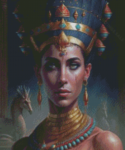 Aesthetic Egyptian Pharaonic Lady Diamond Paintings