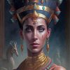 Aesthetic Egyptian Pharaonic Lady Diamond Painting