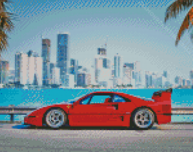 Aesthetic Ferrari F40 Diamond Paintings