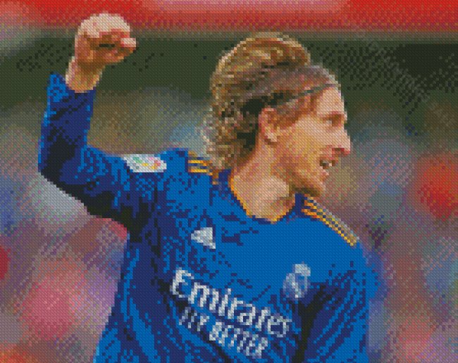 Aesthetic Luka Modric Diamond Paintings