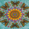 Aesthetic Mandala Butterfly Diamond Paintings