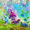 Aesthetic Mushroom Forest Diamond Painting