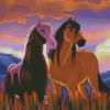 Aesthetic Stallion Spirit Of The Cimarron Diamond Paintings