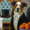 Aesthetic Victorian Dog Diamond Painting