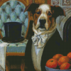 Aesthetic Victorian Dog Diamond Paintings