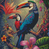 African Birds Diamond Paintings