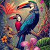 African Birds Diamond Painting