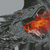 Angry Dragon Last Fire Diamond Paintings