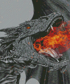 Angry Dragon Last Fire Diamond Paintings