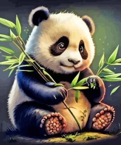 Baby Panda Diamond Painting