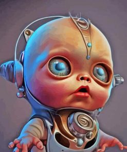 Baby Robot Diamond Painting