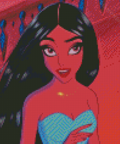Beautiful Modern Disney Princess Jasmine Diamond Paintings
