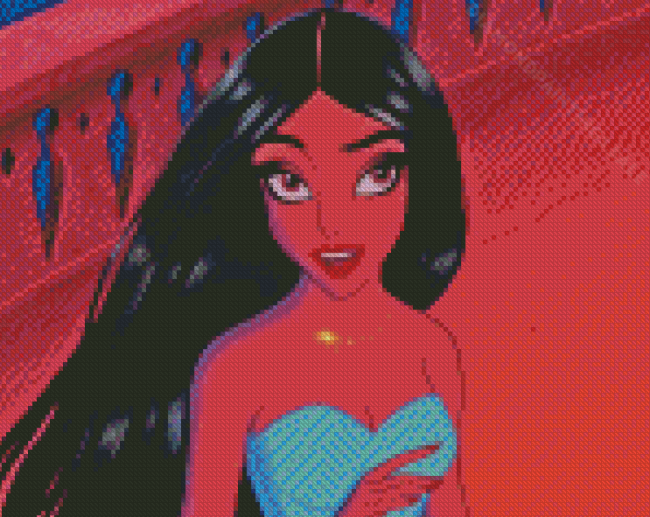 Beautiful Modern Disney Princess Jasmine Diamond Paintings