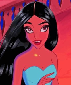 Beautiful Modern Disney Princess Jasmine Diamond Painting