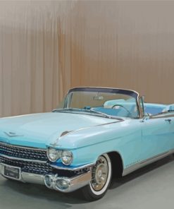 Blue Cadillac Eldorado Diamond Painting