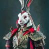 Chinese Rabbit Knight Diamond Painting