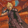 Cloud Strife Final Fantasy Diamond Paintings