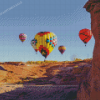 Colorful Balloons Canyon Diamond Paintings