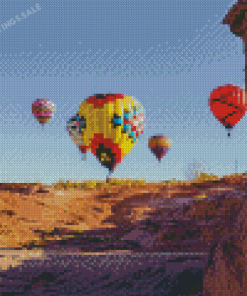 Colorful Balloons Canyon Diamond Paintings