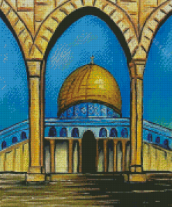 Cool Dome Of The Rock Diamond Paintings