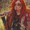 Cool Scottish Female Warrior Diamond Paintings