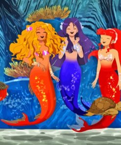 H2O Mermaids Disney Diamond Painting