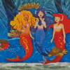 H2O Mermaids Disney Diamond Paintings