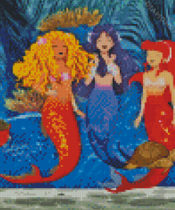 H2O Mermaids Disney Diamond Paintings