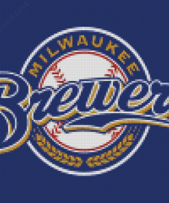 Milwaukee Brewers Baseball Logo Diamond Paintings