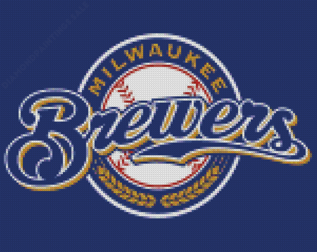 Milwaukee Brewers Baseball Logo Diamond Paintings