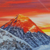 Mount Everest Sunset Diamond Paintings