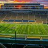 Notre Dame Stadium Sunset View Diamond Painting