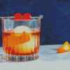 Old Fashioned Cocktail Diamond Paintings