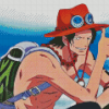 Portgas D. Ace One Piece Character Diamond Paintings