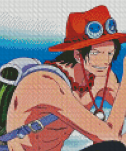 Portgas D. Ace One Piece Character Diamond Paintings